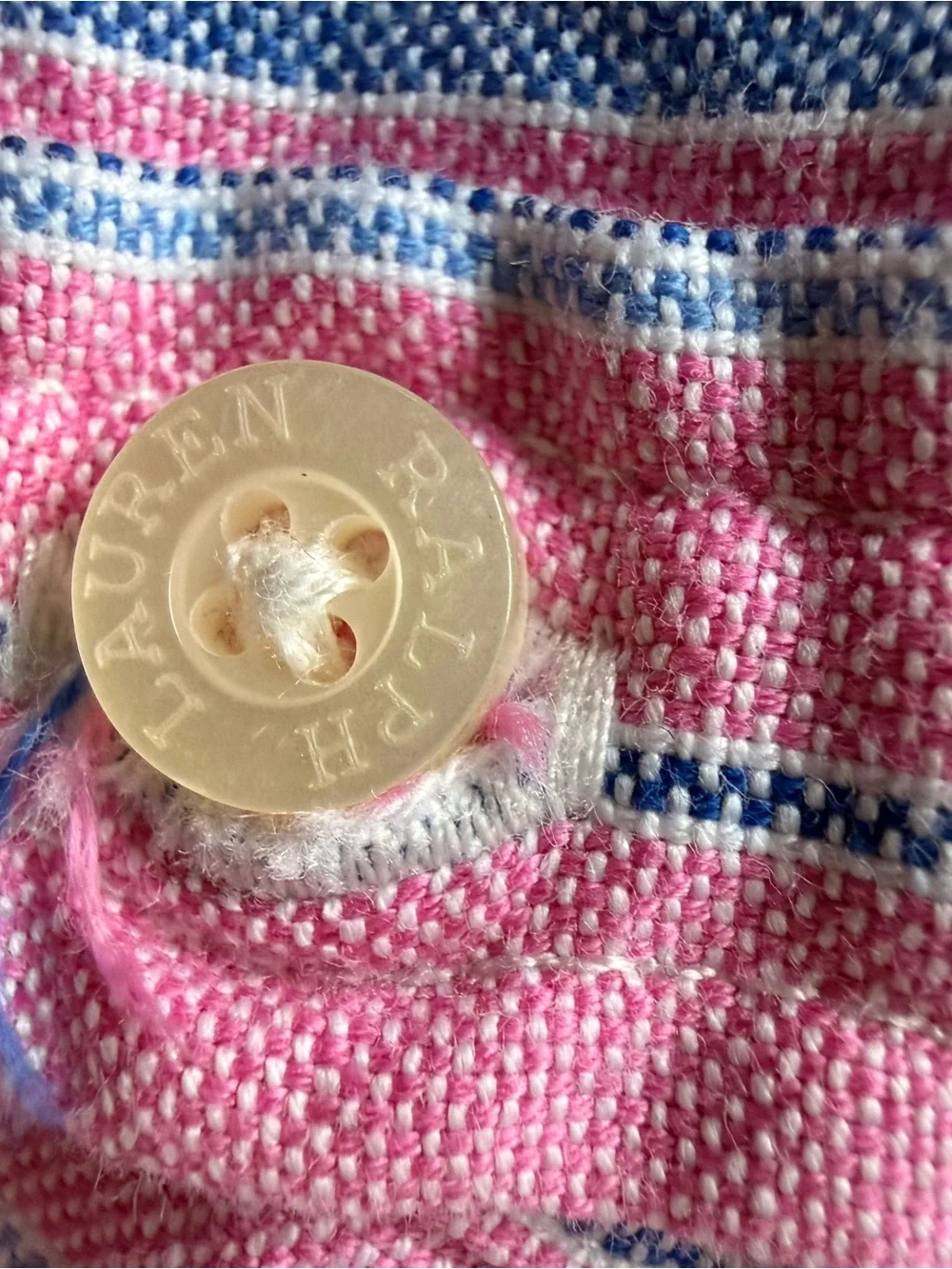 Vintage Ralph Lauren Pink Striped Dress – Size 4T, 2014 Collection